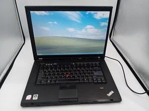 Lenovo ThinkPad T500 15" Laptop Intel C2D 2.26GHz 4GB 64GB SSD WinXP -READ -RR - Picture 1 of 8
