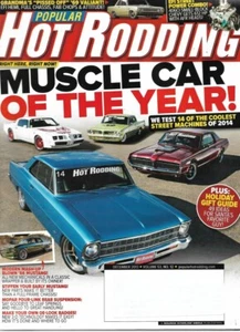 POPULAR HOT RODDING 2013 DEC - HOT '69 VANIANT, 14 STREET MACHINES TEST, 4-LINK - Imagen 1 de 1