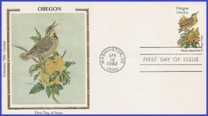USA5 #1989 U/A COLORANO SILK FDC Oregon - Picture 1 of 1