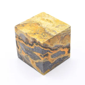 Bumblebee Jasper Cube - Picture 1 of 6