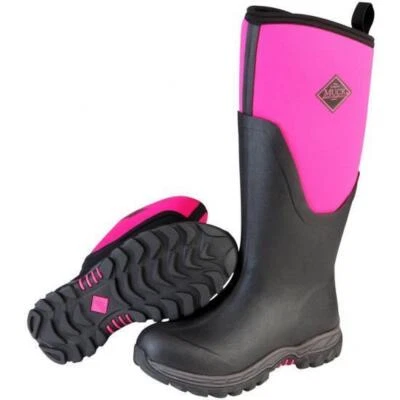 BOTAS ALTAS MUJER MUCK ARCTIC SPORT 2 IMPERMEABLES AISLADAS NEGRAS/ROSA AS2T400 Foto 1 de 4