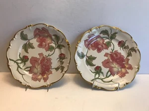 Rosenthal Pompadour Rigoletto, ZWEI - 10"" Essteller - Selb Germany, US-Zone - Bild 1 von 11