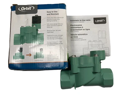 Orbit Irrigation 1" Inline Sprinkler Valve. Model 57281-20CrB - Image 1 of 4