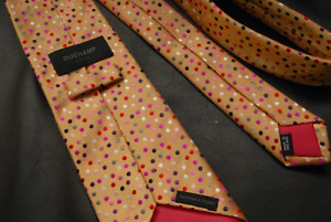 Duchamp London dot pattern tie 100% silk made in England