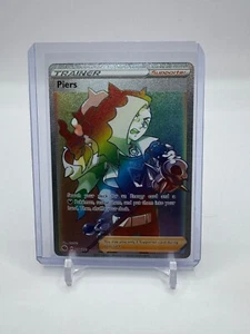 Piers - 078/073 - Pokemon Campeones Camino Espada y Escudo Secreto Tarjeta Rara Casi Nuevo - Imagen 1 de 2