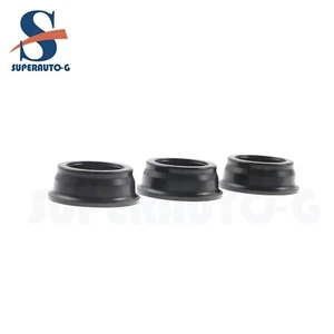 Black New Set of 3 Spark Plug Gasket Seal Fit for Smart Fortwo 2007 0.7L 0.8L - Picture 1 of 6