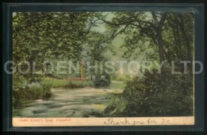 UNDER LOVERS LEAP DOVEDALE PICTURE POSTCARD  - Foto 1 di 2