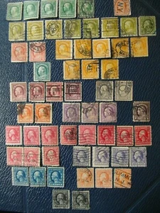 USA Franklin defs. 1912-23+ to $1 T.126/133 + T.127-8 Washington to 7c 1908+. - Picture 1 of 1