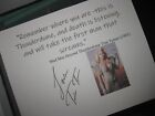 Tina Turner Mad Max Beyond Thunderdome Signed Film Quote 8x10 frame ready reprnt