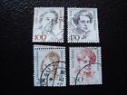 ALLEMAGNE (rfa) - timbre yvert et tellier n° 1222 a 1225 obl (A3)stamp germany(Z