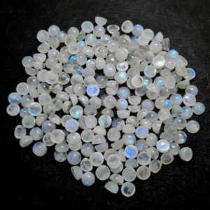 Moonstone Gemstone Round Cut Shape Handmade Gemstone For Jewelry Making - Picture 1 of 3