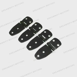 4 x Front Door Hinges Bracket Set Black For Suzuki SJ413 SJ410 Samurai Sierra - Picture 1 of 9