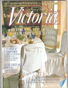 Vintage VICTORIA Magazine SEP 1997 Crafts, Home & Garden, Antiques, Fashion - Picture 1 of 1