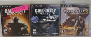 PAQUETE PS3 (3) Call Of Duty Black Ops 1 y Call Of Duty Ghosts en caja y Uncharted 3 - Imagen 1 de 8