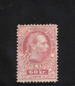 AUSTRIA. TALEGRAFOS. SELLO DE 60Kr NUEVO - Picture 1 of 2
