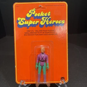 1979 Mego Pocket Super Heroes Lex Luthor 3,75 Zoll MOSC - Bild 1 von 16