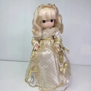 Precious Moments Angelica Christmas Tree Topper 12" Blonde Girl Vintage Holiday - Picture 1 of 10