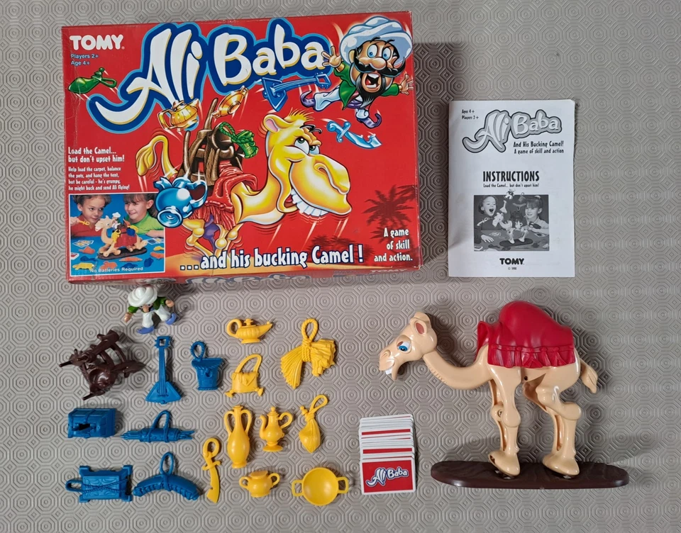 Jeu Ali Baba & His Bucking Camel Tomy 1998 complet très bon état - Photo 1/4
