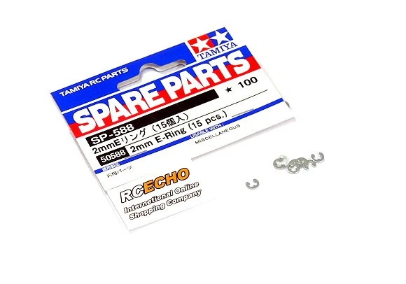 TAMIYA Spare Parts 2mm E-Ring (15pcs.) SP-588 50588 - Image 1 of 1