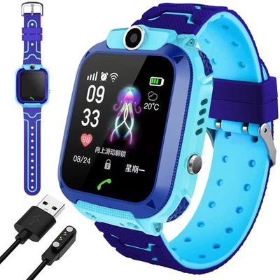 MARKENLOS Kinder-Smartwatch 2025 mit & SOS-Taste – SIM-Karte + 7 Tage Akku | IP53