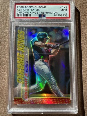 Ken Griffey Jr PSA 9 2000 Topps Chrome Kings Refractor/398 Foto 1 de 4