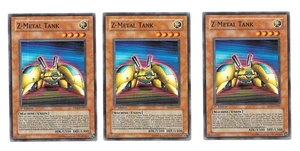 3 Yugioh Z-Metal Tank DP2-EN007 Common 1st Edition Lightly Played Cards - Picture 1 of 2