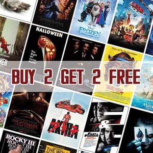 Blockbuster Movie Posters | Official Cinema Wall Art – Film Prints A4 A3 - Picture 1 of 26
