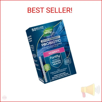 Nature's Way Mujer Extra Fuerza (1) Fortificar Probiótico 50B Cultivos, Soportes  Foto 1 de 2