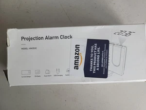 Reloj despertador de proyección radio FM / alarma doble / carga USB HM353C - Imagen 1 de 3