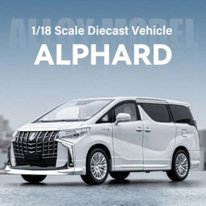 1/18 Toyota Alphard Alloy Car Model Diecast Toy Collectible Sound&Light Gift - Picture 1 of 19