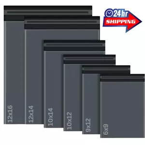 Mix 6 size Grey Mailing Bags Strong Self Seal Plastic Postage Poly Delivery Bags - Picture 1 of 13