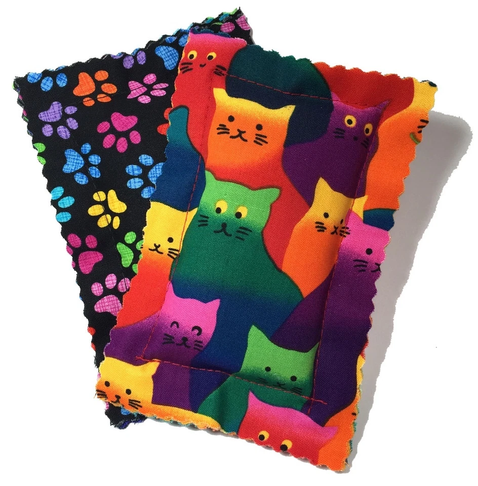 Catnip Pillows Two Pack Crazy Cat, New, Free Shipping -- Made in the USA - Image 1 of 1