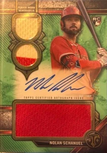 2024 Topps Triple Threads Rookie Autographed Relics #RAR-NS Nolan Schanuel /50 - Bild 1 von 1