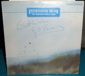 Entertaining Brass The Dodworth Colliery Band LP 1979 MULTIPLE SIGNATURES - Picture 1 of 2