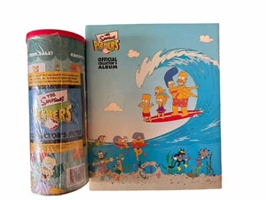 RARE Simpsons complete set of Pickers 120/120 album, Stickas, Sealed Tube-ABCDEF - Picture 1 of 12