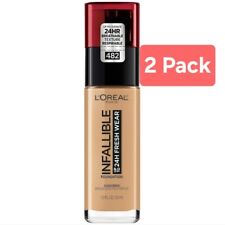 L'oreal~2 Pk~Infallible Up-To 24H Fresh Wear Foundation w/SPF25~#482 EXP 3/2023