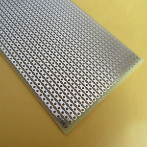 3x Stripboard 6x14cm Fr4 agujero sin cortar placa de circuito Breadboard vero prototipo pcb - Imagen 1 de 5