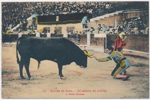 AK, Corrida de Toros, Stierkampf, Un adorno de rodillas (S838) - Imagen 1 de 2