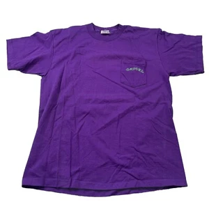 Vintage Smokin Joe Camel T-Shirt Size XL Purple Grunge Purple Cigarette Shirt - Picture 1 of 3