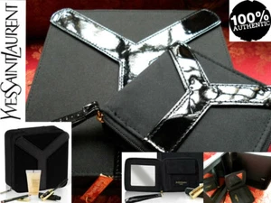 100%AUTHENTIC Ltd Edition YSL WEEKEND~TRAVEL~BEAUTY~VANITY~JEWELLERY CASE&Mirror - Picture 1 of 9
