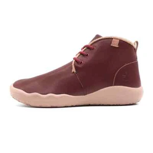 Men Size 6-11 UIN Slip On Shoes Canvas Comfortable Loafers "Bilbao Burgundy" - Picture 1 of 15
