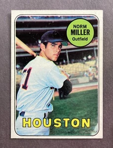 1969 Topps #76 Norm Miller (Houston Astros) - Picture 1 of 2