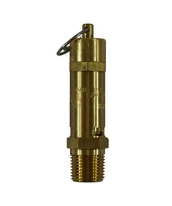 Válvula de alivio de presión de asiento duro de latón Kingston 1/2"" NPT 145 PSI / 268 SCFM - Imagen 1 de 5