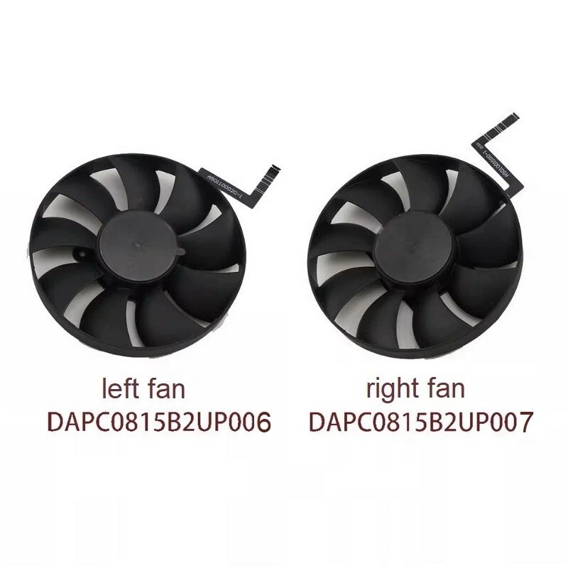 NVIDIA RTX Graphics Card Fan 3060 3060Ti Replacement AVC DAPC0815B2UP006 TD118 - Image 1 of 4
