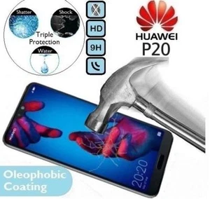100% Genuine Tempered Glass Screen Protector (EML-L09/L29/AL00) For Huawei P20 - Picture 1 of 2