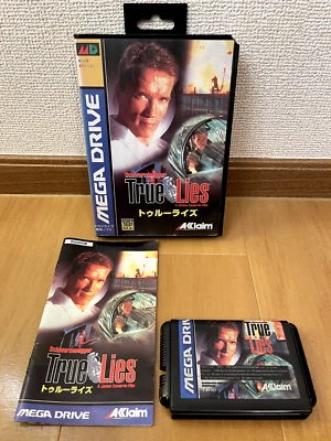 True Lies Mega Drive Japan (Original Box and Manual) - Image 1 of 4