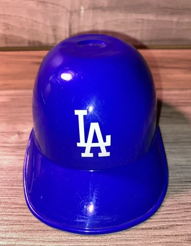 Vintage Los Angeles Dodgers LA Mini 5” Laich Ice Cream Helmet Lux Bellinger Cover
