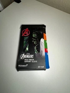 MARVEL AVENGERS HULK SMASH SUPPORT SLEEVE FOOTBALL CAPELLI YOUTH L/XL NWT - Picture 1 of 5
