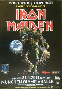 IRON MAIDEN 2011 MÜNCHEN - orig. Concert Poster - Konzert Plakat - ART.2 - xx - Picture 1 of 1