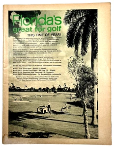 Florida's Great For Golf This Time of Year - Magazine Golf Digest March 1968 - Picture 1 of 3